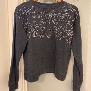 Banana Republic patchwork sweatshirt